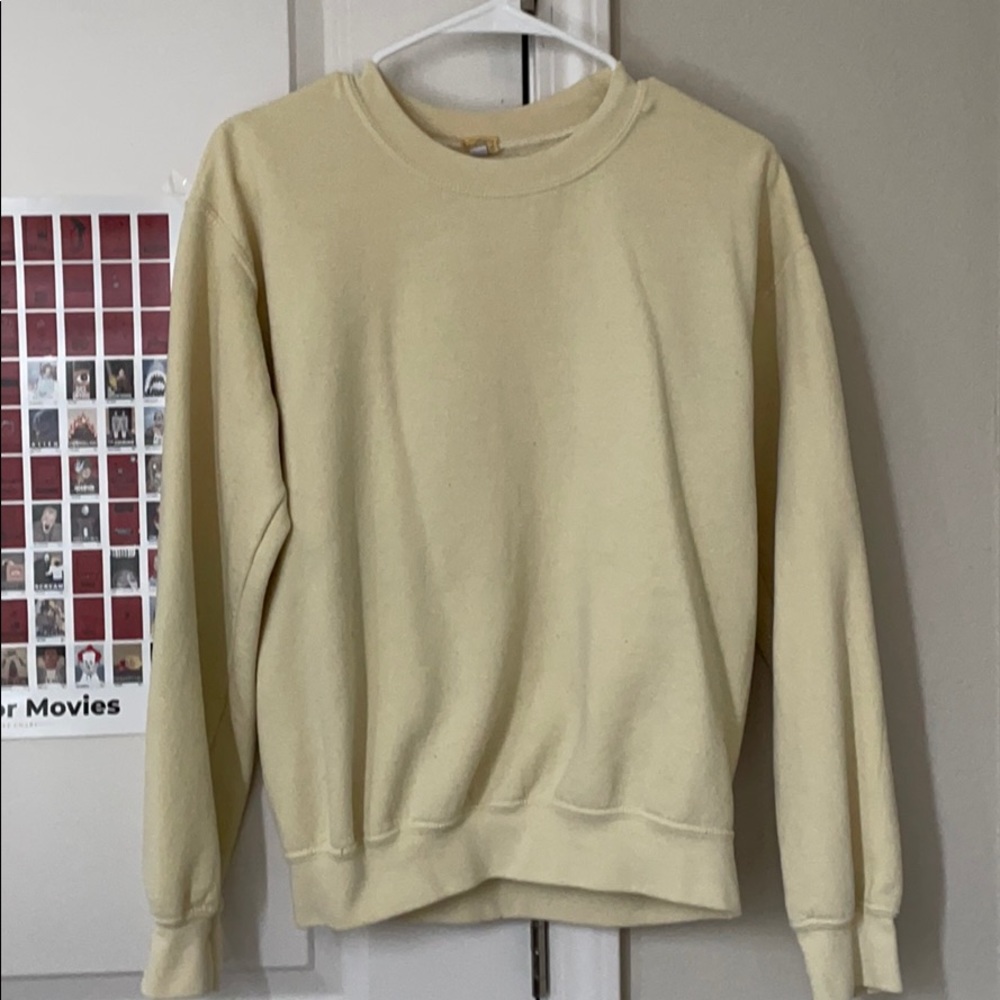 John Galt yellow crew neck
